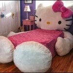 hello-kitty-bed